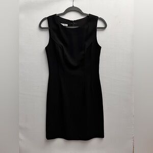 Cristina Meriggi Vintage Elegant Black Sleeveless Designer Dress sz 36 or 8